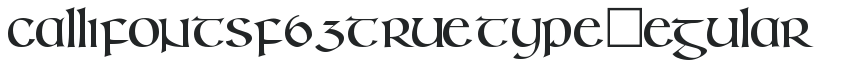 CallifontsF63TrueType Regular preview