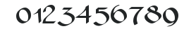 CallifontsF63TrueType Regular numbers preview