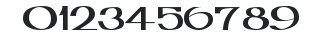 CallifontsF65TrueType Regular numbers preview