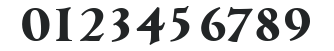 Cambridge-Serial-ExtraBold-Regular numbers preview