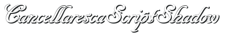 Cancellaresca Script Shadow preview