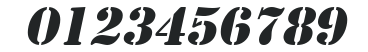 Cargo Italic numbers preview