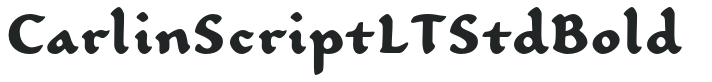 CarlinScript LT Std Bold preview