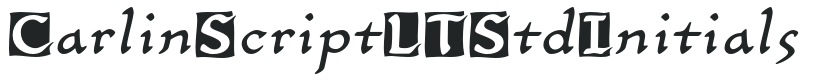CarlinScript LT Std Initials preview