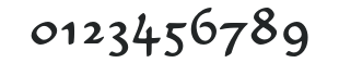 CarlinScript LT Std Regular numbers preview