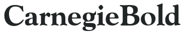 Carnegie Bold preview