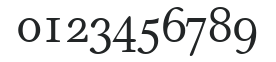Carniola SmallCaps numbers preview