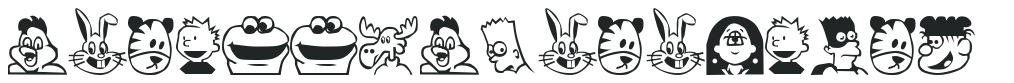 CartoonCharacters letters preview