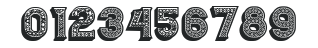 Casino 3D Lines Marquee Regular numbers preview