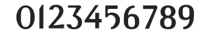 CensorSans-Bold numbers preview