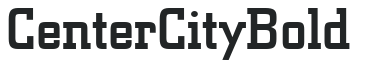 Center City Bold preview