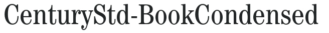 CenturyStd-BookCondensed preview