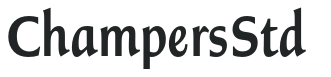 ChampersStd letters preview