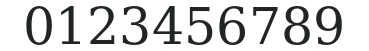 CheapProFontsSerifPro-Regular numbers preview