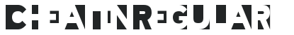 Cheatin Regular letters preview
