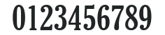 Cheltenham BExConHU Bold Extra Condensed numbers preview
