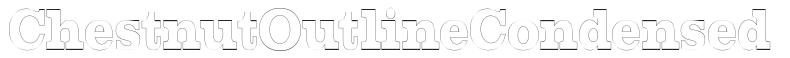 ChestnutOutlineCondensed preview