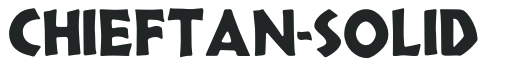 Chieftan-Solid letters preview