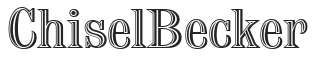 Chisel_Becker letters preview