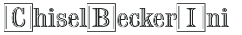 Chisel_Becker_Ini letters preview