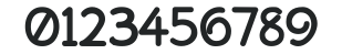 ChitownScript Bold numbers preview