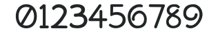 ChitownScript numbers preview