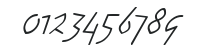ChunkyMonkey Italic numbers preview