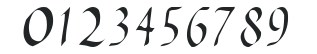 ClassicBookerFont77 Regular ttcon numbers preview