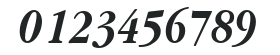 Classic Russian Bold Italic:001.001 numbers preview