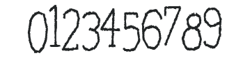 Clear Typewriter numbers preview