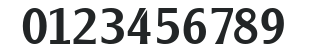 Cleargothic-Medium numbers preview