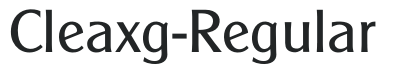 Cleaxg-Regular letters preview