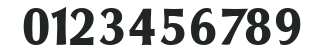 Columbia-Serial-ExtraBold-Regular numbers preview