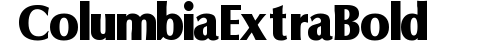 Columbia-ExtraBold preview