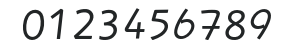 ComediaStd-Medium numbers preview