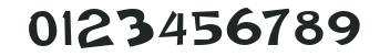 ComicType-Bold numbers preview