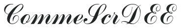 CommeScrDEE letters preview