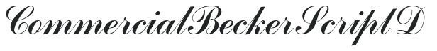 Commercial_Becker_Script_D letters preview