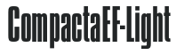 CompactaEF-Light letters preview