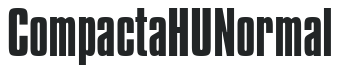 Compacta HU Normal letters preview