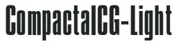 CompactaICG-Light letters preview
