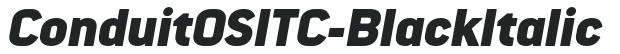 ConduitOSITC-BlackItalic preview