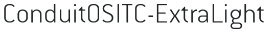 ConduitOSITC-ExtraLight preview