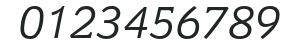 Congress CG Italic numbers preview