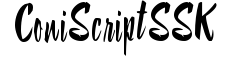 ConiScriptSSK preview