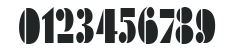 ContemporaryCondensed numbers preview