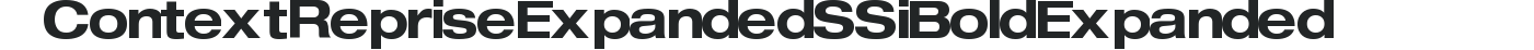 Context Reprise Expanded SSi Bold Expanded preview