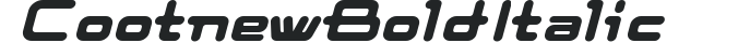 Cootnew BoldItalic preview