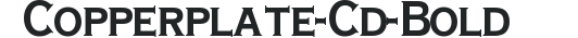 Copperplate-Cd-Bold preview