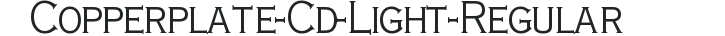 Copperplate-Cd-Light-Regular preview